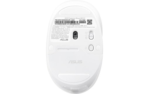 Souris sans fil Asus Fragrance Mouse MD101 - Blanche