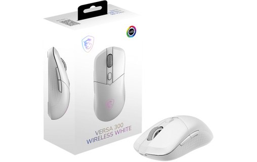 Souris Gaming sans fil MSI Versa 300 - Blanche