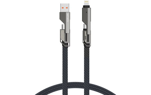Câble 4Smarts USB-A / USB-C vers USB-C / Lightning 240 W - 1,5 m