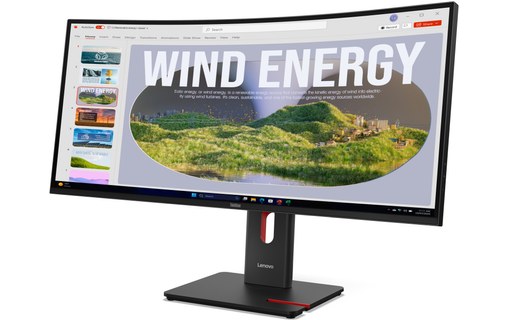 Écran Incurvé 34" Lenovo ThinkVision T34WD-40 - 120 Hz USB-C