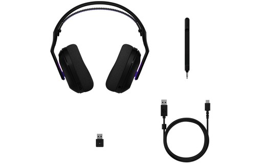 Casque gaming sans fil Logitech G522 Lightspeed, Noir - Bluetooth