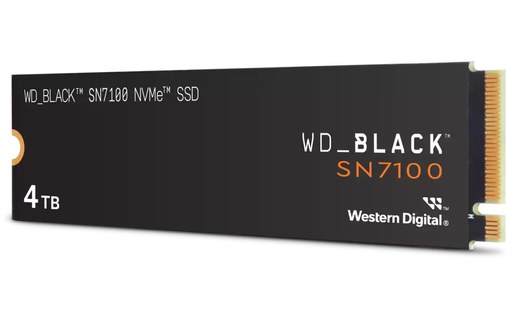 Western Digital WD Black SN7100 4 To - SSD M.2 2280 NVMe PCIe 4.0 TLC