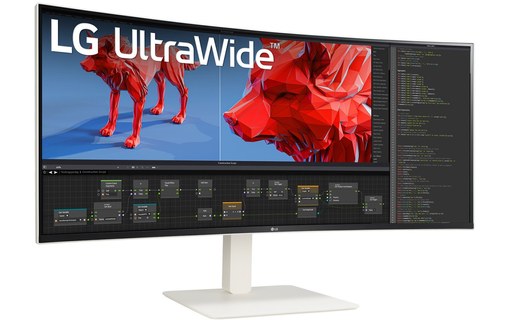 Écran Incurvé 38" LG UltraWide 38BR85QC-W - 144 Hz USB-C Thunderbolt 4