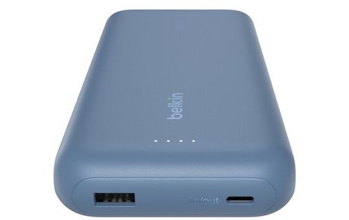 Batterie externe 20000 mAh - Belkin BoostCharge - Câble intégré - Bleue