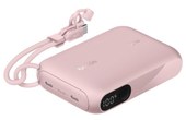 Batterie externe 10000 mAh - Belkin BoostCharge - Écran et câble - Rose
