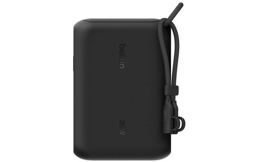 Batterie externe 10000 mAh - Belkin BoostCharge - Écran et câble - Noire