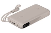 Batterie externe 20000 mAh - Belkin BoostCharge - Écran et câble - Sable