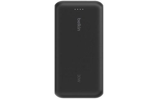 Batterie externe 20000 mAh - Belkin BoostCharge - Câble intégré - Noire