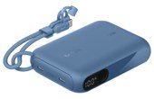 Batterie externe 10000 mAh - Belkin BoostCharge - Écran et câble - Bleue