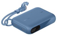 Batterie externe 10000 mAh - Belkin BoostCharge - Écran et câble - Bleue