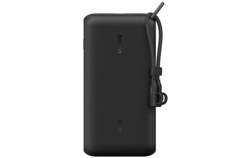 Batterie externe 20000 mAh - Belkin BoostCharge - Écran et câble - Noire