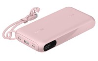 Batterie externe 20000 mAh - Belkin BoostCharge - Écran et câble - Rose