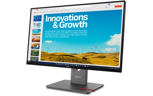 Écran 23,8" Lenovo ThinkVision P24QD-40 - 120 Hz USB-C