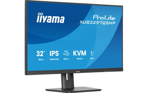 Écran 32" iiyama ProLite XUB3297QSNP-B1 - 4K