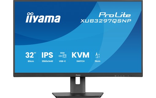 Écran 32" iiyama ProLite XUB3297QSNP-B1 - 4K