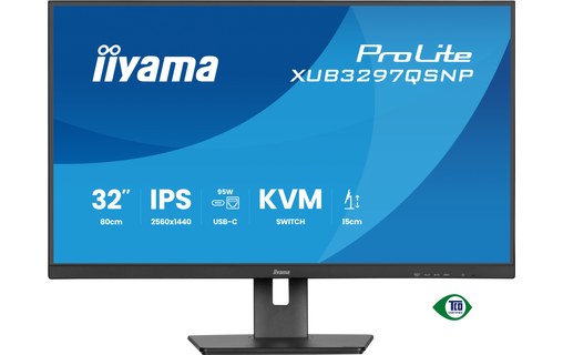 Écran 32" iiyama ProLite XUB3297QSNP-B1 - 4K