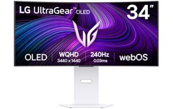 Écran Gaming Incurvé 34" LG UltraGear 34GX90SA-W - OLED 240 Hz USB-C