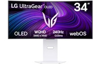 Écran Gaming Incurvé 34" LG 34GX90SA-W - OLED 240 Hz USB-C
