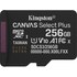 Carte microSDXC Kingston Canvas Select Plus Gen3 256 Go avec adaptateur SD, V10