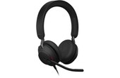 Micro-casque sans fil Jabra Evolve2 40 SE - UC Stereo, Noir - USB, USB-C