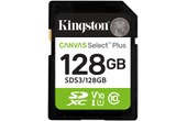 Carte SD Kingston Canvas Select Plus Gen3 128 Go, UHS-I, V10