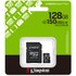 Carte microSDXC Kingston Canvas Select Plus Gen3 128 Go avec adaptateur SD, V10