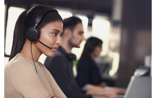 Micro-casque sans fil Jabra Evolve2 40 SE - UC Mono, Noir - USB, USB-C