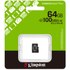 Carte microSDXC Kingston Canvas Select Plus Gen3 64 Go, UHS-I, V10