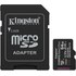 Carte microSDXC Kingston Canvas Select Plus Gen3 64 Go avec adaptateur SD, UHS-I