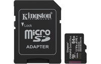 Carte microSDXC Kingston Canvas Select Plus Gen3 64 Go avec adaptateur SD, UHS-I