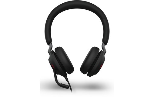 Micro-casque sans fil Jabra Evolve2 40 SE - UC Mono, Noir - USB, USB-C
