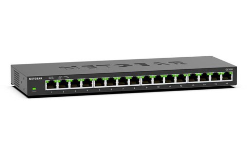 Switch Ethernet Netgear GS316 16 ports - L2