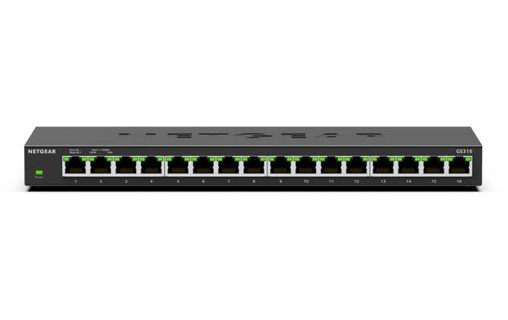 Switch Ethernet Netgear GS316 16 ports - L2