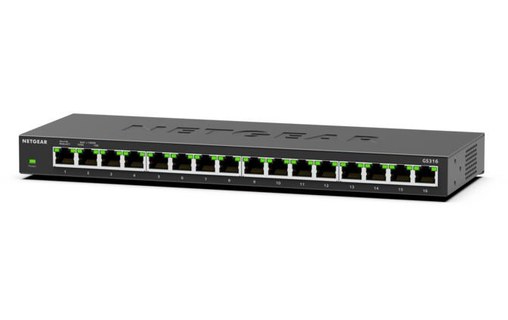 Switch Ethernet Netgear GS316 16 ports - L2