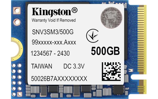 Kingston NV3 500 Go - SSD M.2 2230 NVMe PCIe 4.0 3D NAND