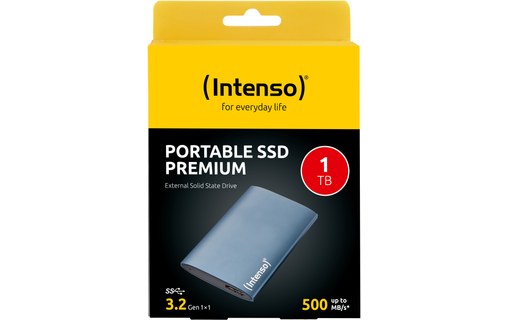 Intenso Premium 1 To - Bleu - SSD externe