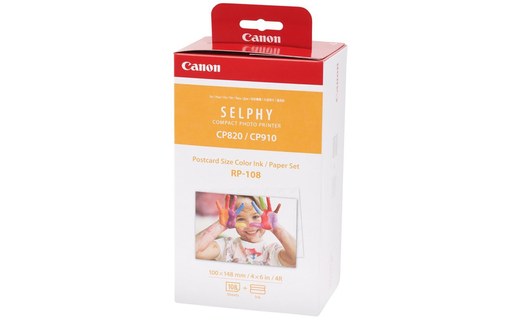 CANON Consommable kit papier RP-108IN 2 X 54 Feuilles
