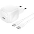 Chargeur USB-C 45 W - Belkin BoostCharge Compact + câble USB-C - Blanc