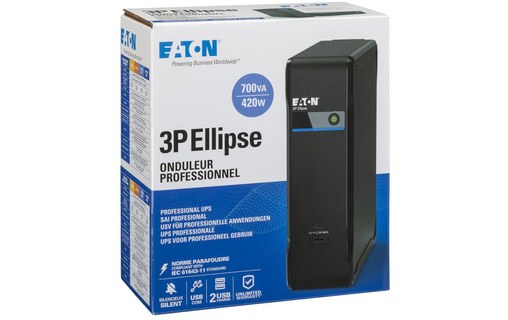 Onduleur Eaton 3P Ellipse 700 USB FR - 700 VA - 420 W