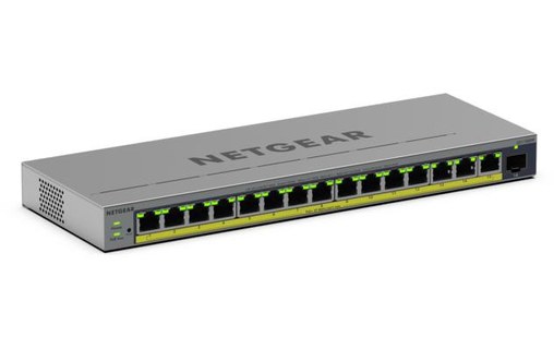 Switch Ethernet Netgear GS116EPP 16 ports - Manageable, PoE, L2/L3