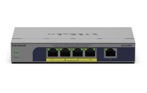 Switch Ethernet Netgear GS105PP 5 ports - PoE