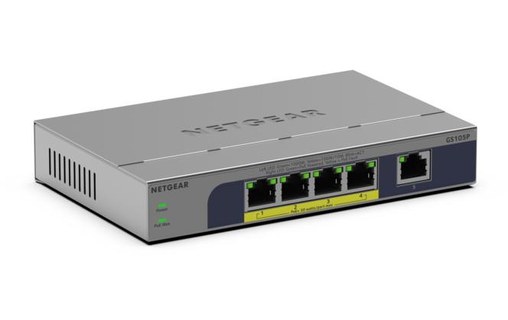 Switch Ethernet Netgear GS105P 5 ports - PoE