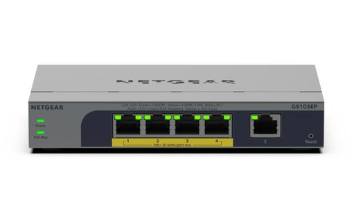 Switch Ethernet Netgear GS105EP 5 ports - PoE