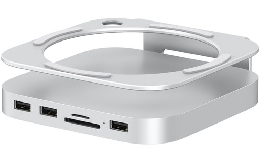 Station d'accueil USB-C pour Mac mini M4 avec slot SSD M.2 NVMe