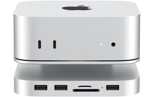 Station d'accueil USB-C pour Mac mini M4 avec slot SSD M.2 NVMe