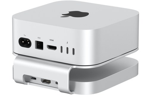 Station d'accueil USB-C pour Mac mini M4 avec slot SSD M.2 NVMe