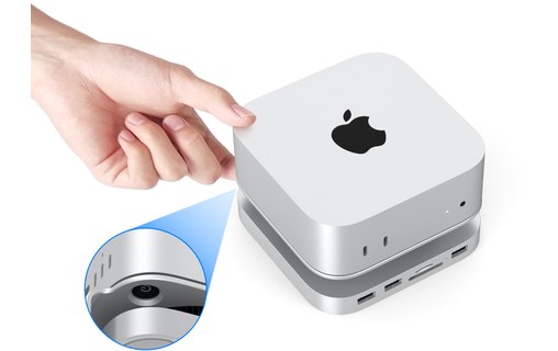 Station d'accueil USB-C pour Mac mini M4 avec slot SSD M.2 NVMe