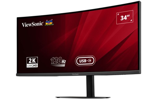Écran Incurvé 34" ViewSonic VA3420C - 120 Hz USB-C