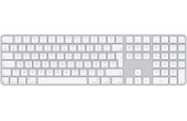 Apple Magic Keyboard avec Touch ID et pavé numérique (2024) - Blanc
