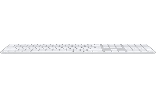 Apple Magic Keyboard avec Touch ID et pavé numérique (2024) - Blanc
